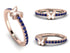 Elegant Enamel Butterfly Sapphire Ring - Butterfly No. 14 image 12