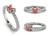 Elegant Enamel Butterfly Diamond Ring - Butterfly No. 3 image 8