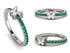 Elegant Enamel Butterfly Emerald Ring - Butterfly No. 6 image 9