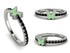 Elegant Enamel Butterfly Black Diamond Ring - Butterfly No. 9 image 3