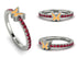 Elegant Enamel Butterfly Ruby Ring - Butterfly No. 12 image 5
