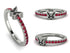 Elegant Enamel Butterfly Ruby Ring - Butterfly No. 12 image 8