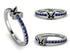 Elegant Enamel Butterfly Sapphire Ring - Butterfly No. 15 image 2