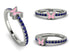 Elegant Enamel Butterfly Sapphire Ring - Butterfly No. 15 image 14