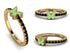 Elegant Enamel Butterfly Black Diamond Ring - Butterfly No. 7 image 2