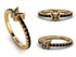 Elegant Enamel Butterfly Black Diamond Ring - Butterfly No. 7 image 6