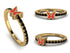 Elegant Enamel Butterfly Black Diamond Ring - Butterfly No. 7 image 7