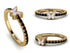 Elegant Enamel Butterfly Black Diamond Ring - Butterfly No. 7 image 11