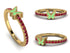 Elegant Enamel Butterfly Ruby Ring - Butterfly No. 10 image 3