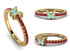Elegant Enamel Butterfly Ruby Ring - Butterfly No. 10 image 6