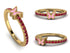 Elegant Enamel Butterfly Ruby Ring - Butterfly No. 10 image 14