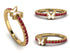Elegant Enamel Butterfly Ruby Ring - Butterfly No. 10 image 13