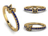 Elegant Enamel Butterfly Sapphire Ring - Butterfly No. 13 image 6