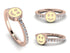 Elegant Enamel Smile Diamond Ring - Smile No. 2 image 2