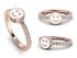 Elegant Enamel Smile Diamond Ring - Smile No. 2 image 1