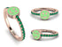 Elegant Enamel Smile Emerald Ring - Smile No. 5 image 6