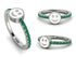 Elegant Enamel Smile Emerald Ring - Smile No. 6 image 7