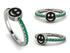 Elegant Enamel Smile Emerald Ring - Smile No. 6 image 14