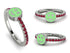 Elegant Enamel Smile Ruby Ring - Smile No. 12 image 6