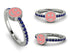 Elegant Enamel Smile Sapphire Ring - Smile No. 15 image 6