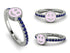Elegant Enamel Smile Sapphire Ring - Smile No. 15 image 11
