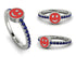 Elegant Enamel Smile Sapphire Ring - Smile No. 15 image 12