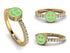 Elegant Enamel Smile Diamond Ring - Smile No. 1 image 4