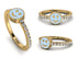 Elegant Enamel Smile Diamond Ring - Smile No. 1 image 8