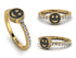 Elegant Enamel Smile Diamond Ring - Smile No. 1 image 13