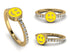 Elegant Enamel Smile Diamond Ring - Smile No. 1 image 10