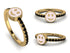 Elegant Enamel Smile Black Diamond Ring - Smile No. 7 image 11