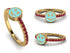 Elegant Enamel Smile Ruby Ring - Smile No. 10 image 3