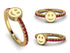 Elegant Enamel Smile Ruby Ring - Smile No. 10 image 4