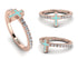 Elegant Enamel Cross Diamond Ring - Cross No. 2 image 2