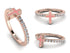 Elegant Enamel Cross Diamond Ring - Cross No. 2 image 6