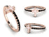 Elegant Enamel Cross Black Diamond Ring - Cross No. 8 image 10
