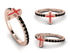 Elegant Enamel Cross Black Diamond Ring - Cross No. 8 image 12