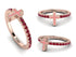 Elegant Enamel Cross Ruby Ring - Cross No. 11 image 6