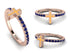 Elegant Enamel Cross Sapphire Ring - Cross No. 14 image 3