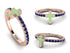 Elegant Enamel Cross Sapphire Ring - Cross No. 14 image 4