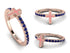 Elegant Enamel Cross Sapphire Ring - Cross No. 14 image 5