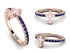 Elegant Enamel Cross Sapphire Ring - Cross No. 14 image 10