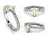 Elegant Enamel Cross Diamond Ring - Cross No. 3 image 3
