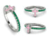 Elegant Enamel Cross Emerald Ring - Cross No. 6 image 14