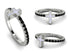 Elegant Enamel Cross Black Diamond Ring - Cross No. 9 image 7