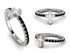 Elegant Enamel Cross Black Diamond Ring - Cross No. 9 image 9