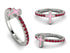 Elegant Enamel Cross Ruby Ring - Cross No. 12 image 14
