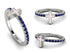 Elegant Enamel Cross Sapphire Ring - Cross No. 15 image 10