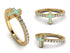 Elegant Enamel Cross Diamond Ring - Cross No. 1 image 2