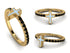 Elegant Enamel Cross Black Diamond Ring - Cross No. 7 image 9